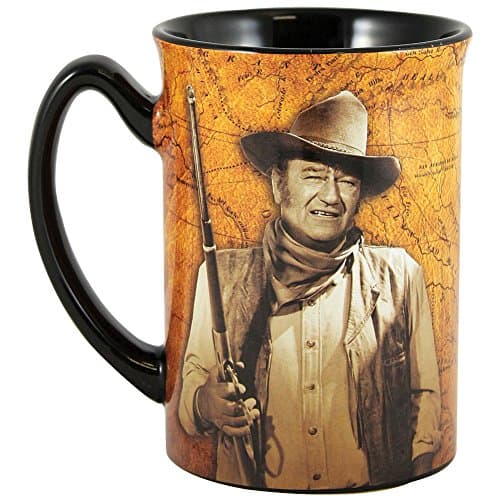 John Wayne The Duke Ceramic Mug Don't Say It's A Fine Morning Coffee Cup