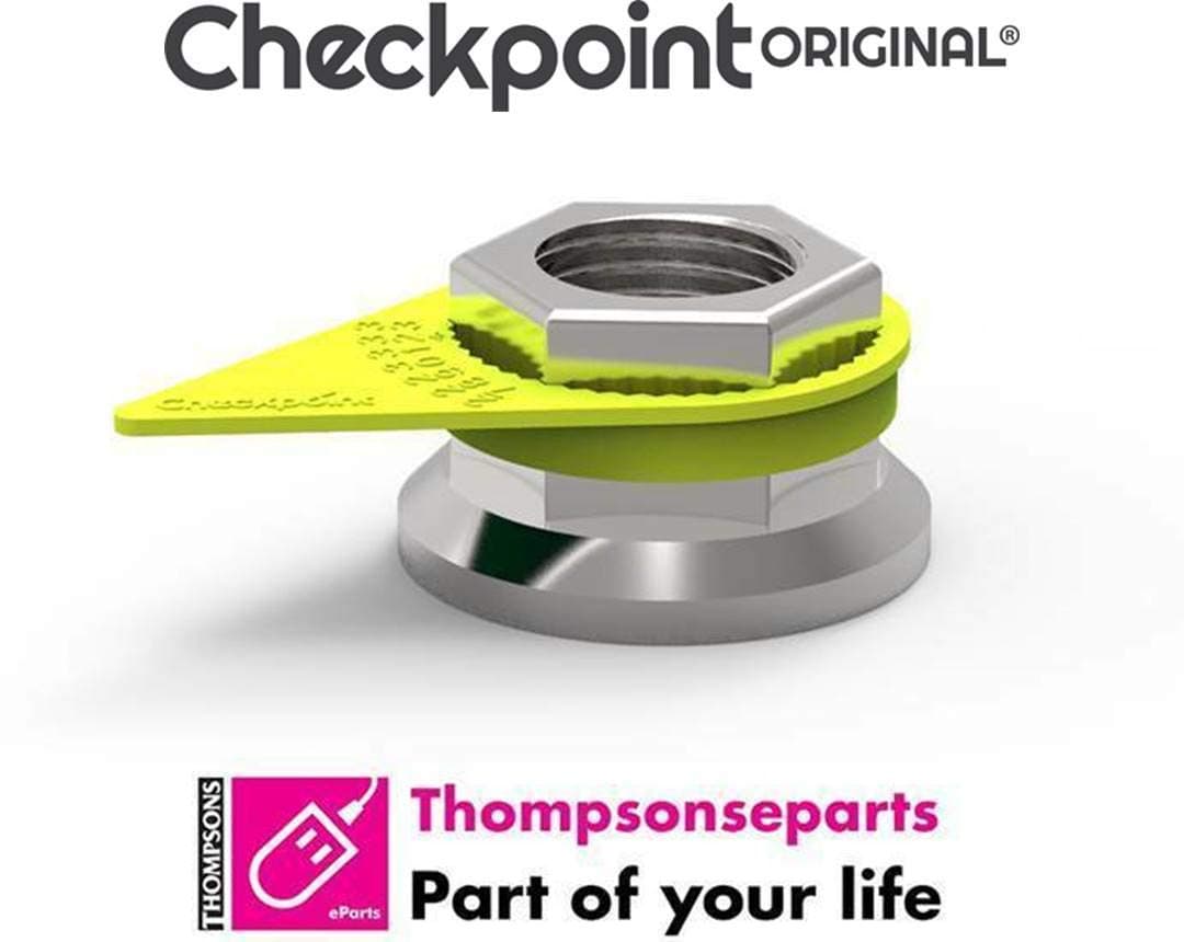 Checkpoint 32mm YELLOW PACK (100) Safety Wheel Nut Indicator Loose Pointers, Nut Covers for Vehicle Security & Safety, Truck, Lorry, Bus, HGV