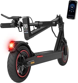 Electric Scooters - Electric Scooter Adults, 500W Motor, 18 MPH Top Speed, 8.5'' Tires, 21 Miles, Long Range Electric Scooter for Adults and Teens