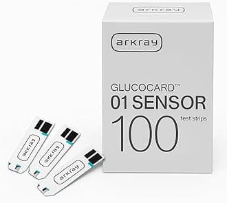 Glucocard 01 Mini/Plus- 100 Strips Pack | Bottle-Pack | Made in India | Japanese Technology