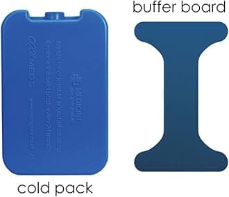 CoolMeds Classic 2-8°C Case for Transporting Temperature Sensitive Medicine, with Cold Packs Included