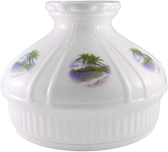 Aladdin 10" Beach Paradise Glass Lamp Shade