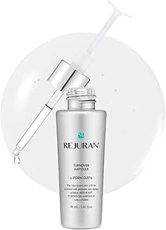 REJURAN® Turnover Ampoule, c-PDRN® – Original Salmon DNA PDRN Face Serum for Rejuvenation, Firming, Hydration & Youthful Glow, Refines Skin Texture. Korean Skincare (1.01 fl oz)
