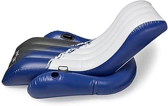 Intex Inflatable Lounge Pool Recliner Lounger Chair with Cup Holders