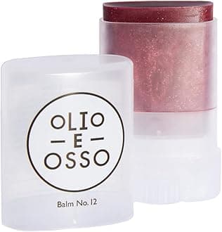 Olio E Osso - Natural Lip + Cheek Balm | Natural, Non-Toxic, Clean Beauty (No. 12 Plum, 0.35 oz | 10 g)