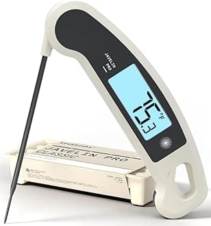 Lavatools Javelin PRO Duo Ambidextrous Backlit Digital Instant Read Meat Thermometer for Kitchen, Food Cooking, Grill, BBQ, Smoker, Candy, Home Brewing, Coffee, and Oil Deep Frying Limited Edition 003
