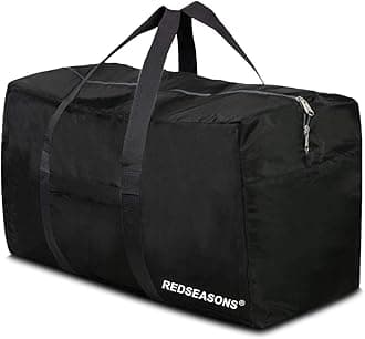 Extra Large Duffle Bag Lightweight, 96L Travel Duffle Bag Foldable for Men Women, Black