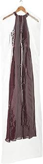 Clear Plastic Garment Bag - Dress Bags for Gowns & Dry Cleaner Covers - Hanging Clothes Organizer & Clothes Storage - 21 x 72 in, Pack of 50