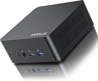 GD50 Mini PC, Intel Core i5-12450H(8C/12T, up to 4.4GHz), Mini Computers with 32GB RAM 512GB SSD, Small Computer Support 4K Triple Display/USB-C+HDMI+DP, 2.5GbE LAN/WiFi6E/BT5.2/2x USB3.2