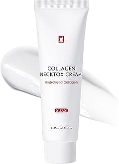 Collagen Necktox Cream with Collagen and Hyaluronic Acid for Neck Firming, Anti-aging, Wrinkles and Tightening, Korean Skin Care, 50ml, 1.69 fl. oz.