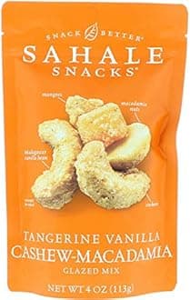 Glazed Mix, ,Tangerine Vanilla Cashew-Macadamia,, 4 oz- pack of 2
