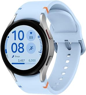 Galaxy Watch FE 40mm Bluetooth AI Smartwatch w/Fitness Tracking, BIA Sensor, Personalized HR Zones, Heart Rate Tracker, Sleep Monitor, Latin American Version, 2024 (Silver)