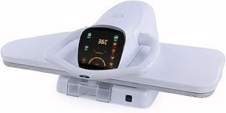 38" Large Steam Iron Press with LED Touch Screen, 1800W Steam Press with 5 Fabric Settings Language Conversion and Voice Prompts, Iron Press with Spray Bottle and Press Pad for Home Business