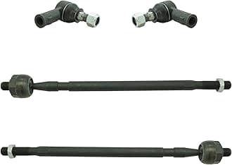 TRQ Inner and Outer Left and Right Tie Rod Set 4 Piece Compatible with 03-06 Dodge Sprinter 2500 03-06 Dodge Sprinter 3500 02-06 Freightliner Sprinter 2500 02-06 Freightliner Sprinter 3500
