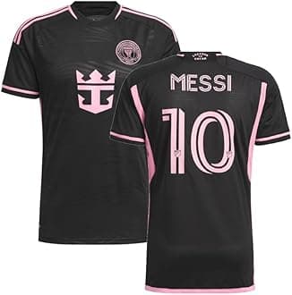 RJM Inter Miami Jersey Black Messi Jersey 2024 (Kids,Boys,Men)