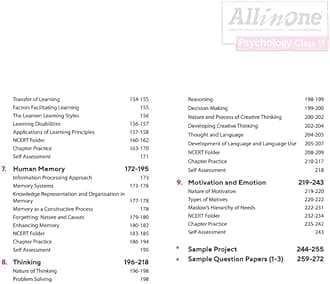 CBSE All In One Psychology Class 11 2022-23 Edition (Old Edition)