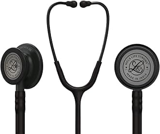 Classico III Zed_Black Light Wait Chest Pies Stethoscope, Stainless Steel Dual-head stethoscope For Nurses/Students/Doctors Acoustic Stethoscope (Black)