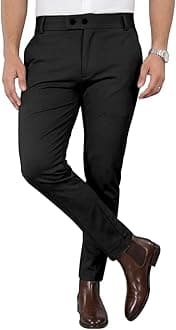 Men's Stretchable Stretchable Formal Pant Trousers | Stylish Slim Fit Men's Wear Trousers for Office or Party | Polycotton Knitted Fabric
