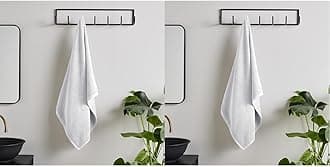 Catherine Lansfield Quick Dry Cotton Hand Towel White (Pack of 2)