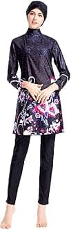Muslim Swimsuits for Women Plus Size, Modest Islamic Arabic Swimwear Burkini Hijab