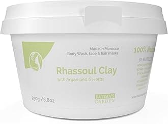 Fatima's Garden Rhassoul Clay with Herbs - Detox Facial Powder, 250g