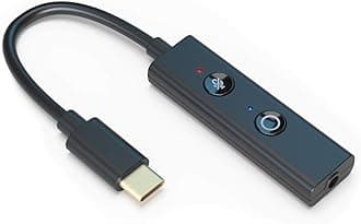 Sound Blaster PLAY! 4 Hi-res External USB-C DAC and Sound Adapter Ft. VoiceDetect Auto Mic Mute/Unmute, Two-way Noise Cancellation, Bass Boost/Dynamic EQs, for Video Calls on Windows PC