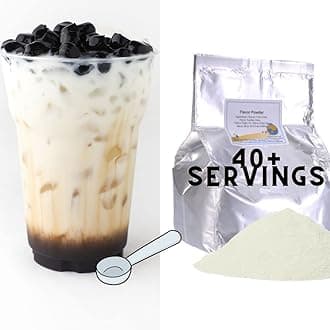 Grass Jelly Mix for Flavored Boba Bubble Tea Powder for Milk Tea Premium Instant Drink Mix - 2.2 LB bag for 40-45 Servings - Just Add Tapioca Pearls by BUBBLE TEA SUPPLY