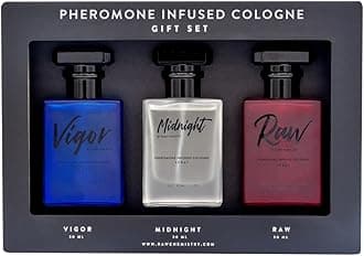 - RawChemistry - A Pheromone Infused Mens Cologne Gift Set - Set of 3 Colognes