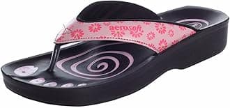 AerosoftWomen's Black Flip-Flops