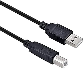 USB Printer Cable Cord Compatible for HP LaserJet Pro M404dn M404dw M454dw M477fdw M479fdn M102w M251nw M227FDN,Envy 4500 5640 7155 7640 7855,HP DeskJet 3755 3632 3054,PageWide Pro 477dw