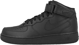 NikeMens Air Force 1 Mid 07 Basketball Shoes Black/Black 31