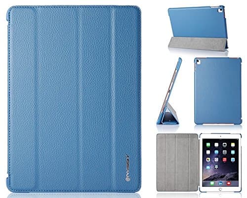 InvisionĀ® iPad Pro 9.7 2016 Edition Smart Case Cover - Superior Design Features - Magnetic Auto Wake/Sleep Function - Quality PU Leather, Recommended by Which? Magazine (iPad PRO 9.7 Light Blue)