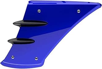 Saiga Parts Side Spoiler Wings for Yamaha R15 V3 (Racing Blue)