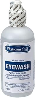 PhysiciansCare by First Aid Only 7-006 Eye Wash Solution, 4 oz Bottle