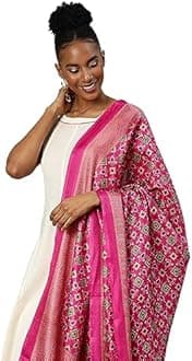 RANI SAAHIBA Women's Art Silk Dupatta