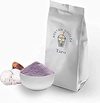 BOSTON COOLERS Taro Powder 1KG – Creamy and Sweet Flavor for Bubble Tea, Milk Tea, Smoothies, Baking, and Desserts – Versatile & Gluten-Free Ingredient for Café, Home, Commercial Use