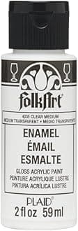 FolkArt 4035 Enamel Paint, 2 Ounce, Clear Medium