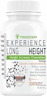 Height Increase supplement For Boys Enriched With Growth Protein,Amino Acids & Extracts To Support Increasing Long & Taller-10 to 17 Years-60 Tablets (Pack 1), 200 grams