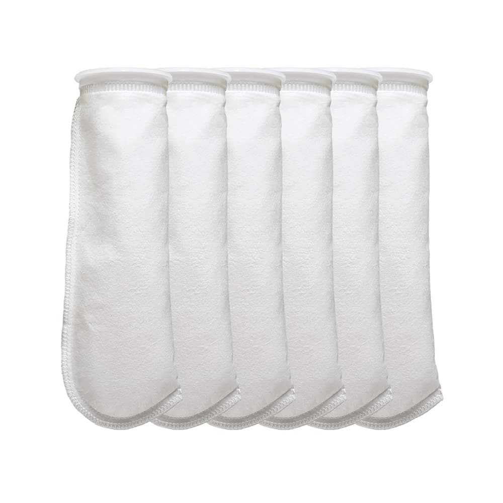 4 Inch Ring Felt Filter Socks 200 Micron 6-Pack