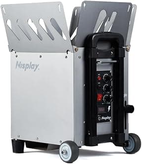 Portable Tennis Ball Machine (26lbs) - Dual Motor for TopSpin and Backspin, 80+ Balls, Max 68MPH, 4+ Hours Play with External Lithium Battery