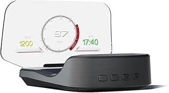 Head Up Display for C2, Obd2 Display With Rpm/ Fuel Consumption/ Water Temperature/ Over-Speed Alarm, Gps Speedometer for Car, Suitable for All Cars