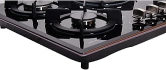 30 Inch Gas Cooktop, Built-in Tempered Glass 5 Burners Gas Stovetop LPG/NG Convertible Gas Stove Top Dual Fuel Gas Hob DM517-01