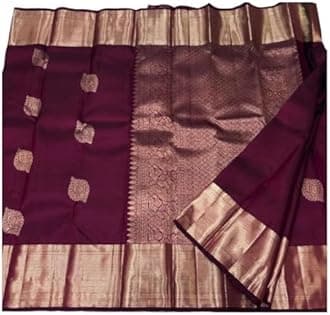 Avantika Fashion Women's Kanjivaram Pure Silk Banarasi Sarees With Blouse Piece