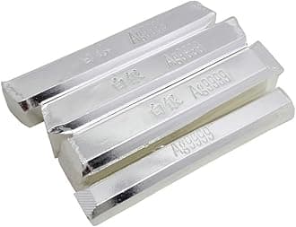 1PCS 10/20/30/40/50G High Purity Silver Ingot Pure Silver Bars Ag9999 Sterling Silver Bullion Jewelry Processing Raw Materials (10G)