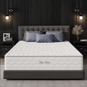 Memory Foam Hybrid Mattress, Pressure-Relieving Bed in a Box, Individual Pocket Spring for Motion Isolation, Medium Firm Feel, CertiPUR-US