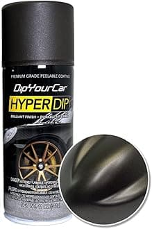 com HyperDip Paint - Can of Sprayable Automotive Dip Coat - Removable Peelable Paint Protection for Cars - Brass Monkey Satin Coat Spray