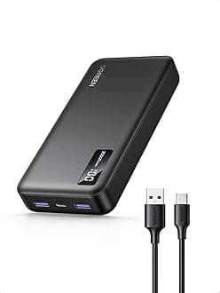 Power Bank 20000mAh, 22.5W Portable Charger Fast Charging PD 3.0 USB C Input&Output Battery Pack with Digital Display Include Cable for iPhone 17/16/15, Galaxy S25U/S24, iPad, AirPods, etc