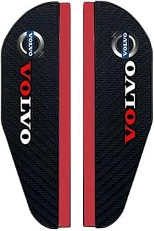 2 Pack Car Rearview Mirror Rain Covers for Volvo V40 V50 V60 V70 V90 Cross Country Rdesign, Rain Sun Visor Side Mirror for Car Rearview Mirror Truck Accessories,Carbon Fiber