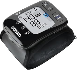 Omron HEM 6232T Wrist Blood Pressure Monitor (Black)