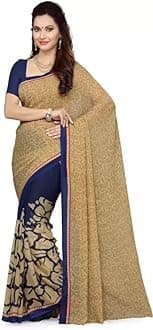Yashika Women's Georgette Print Saree